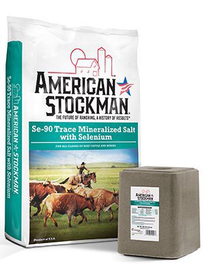 Huck Salt American Stockman Trace Mineralized Salt with Selenium